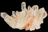 Tangerine Quartz Crystal Cluster - Madagascar #156957-2